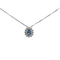 Collar Recarlo Mujer in Oro Zaffiro 0.88 Ct XD 771/BZ2 - XD 771/BZ2